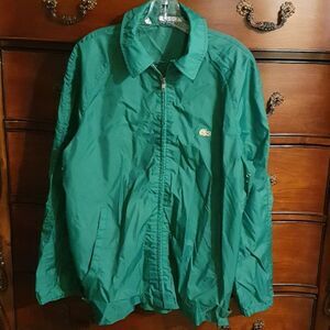 Men's Vtg Izod Lacoste Light Windbreaker Jacket sz M